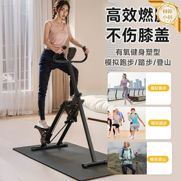 【摺疊省空間】爬樓機 登山機 踏步機 健身器材 家用健身 有氧運動 靜音設計 多功能調節 家用宿舍健身 燃脂塑形