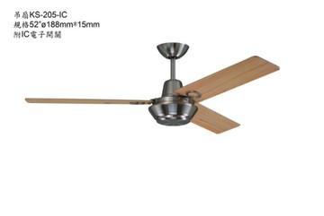 【燈王的店】《台灣製吊扇》52吋吊扇附IC電子開關(馬達保固十年) ☆KS-205-IC