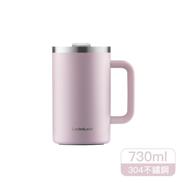 樂扣樂扣簡約好握馬克咖啡杯(730ml紫)