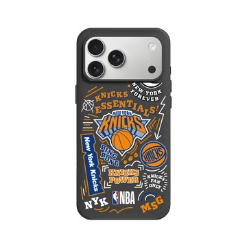 iPhone 17 Pro Max SolidX 黑 - NBA - 塗鴉系列-紐約尼克 New York Knicks - Graffiti