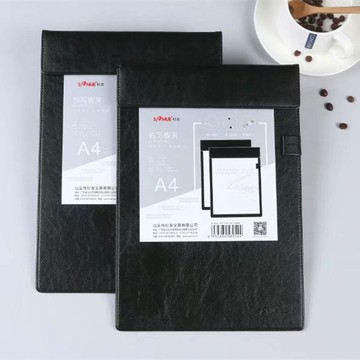 SAMUE杉友高檔皮質A4磁性簽字板夾會議文件夾墊板【益三和】可開發票