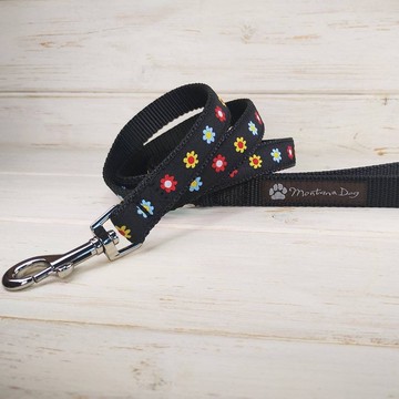 Daisy Black 狗狗牽繩 長 120 公分 寬 1.9 公分