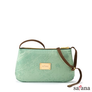 【satana】Soldier 未來之境斜肩包-躍金綠(SOS2830)｜包包 斜背包女 斜跨包 尼龍包 肩背包 小包女