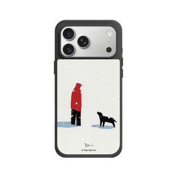 iPhone 17 Pro Max SolidX 黑 - Taku Bannai 坂内拓 - Snow fun｜雪地與愛犬的小步伐