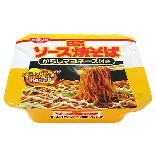 日清食品 日清 ソース焼そばカップ からしマヨネーズ付き 108g