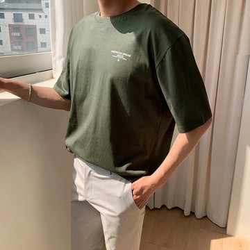 正韓AMERICAN DREAM膠印字母短袖T 6色 YUPPIE 預購商品 0708
