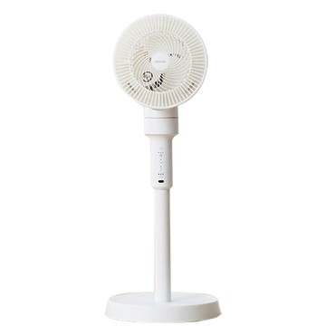 IRIS直立式落地空氣循環扇/STF-AC15T/遙控款/雲朵白