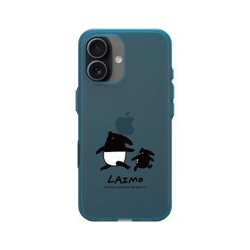 iPhone 17 Clear (相機按鈕) 夜幕藍 - 馬來貘 Laimo - 來貘與小貘