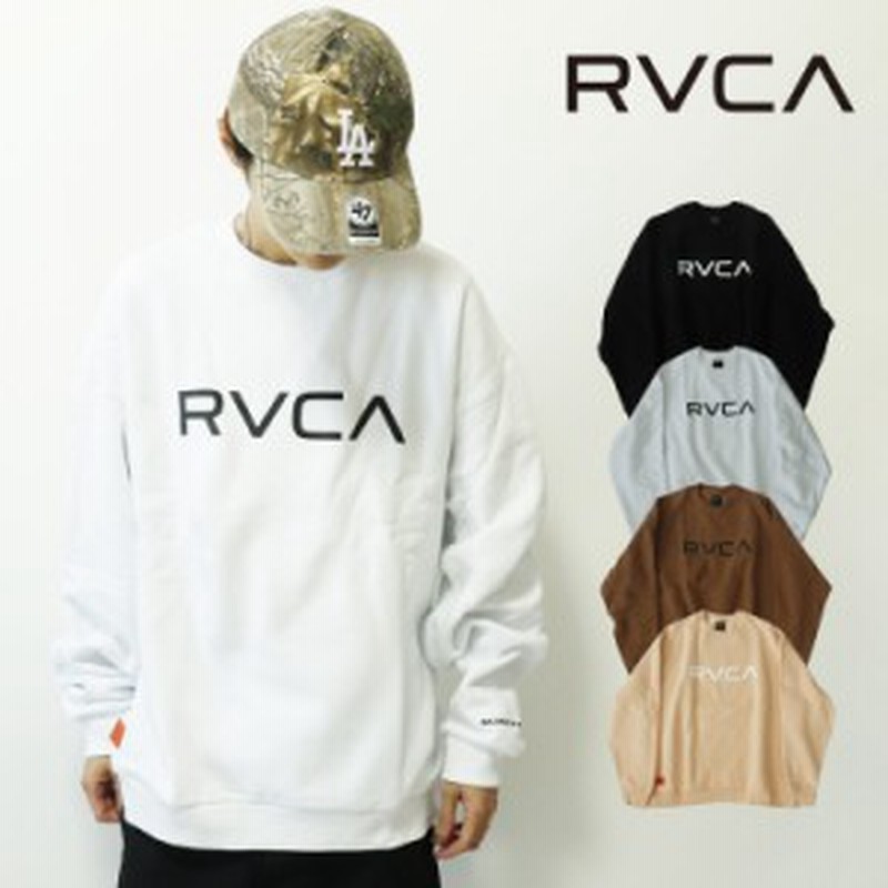 RVCA ルーカ メンズ BIG RVCA CR トレーナー スウェット 裏起毛 ロゴ ...