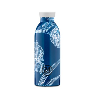 義大利 24Bottles 不鏽鋼雙層保溫瓶 500ml (附濾茶器) - 透視