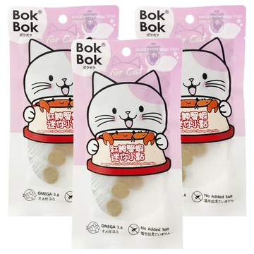 Bok Bok 波客 寵物點心零食  25g  3包  紅鯛蟹蝦迷你小點
