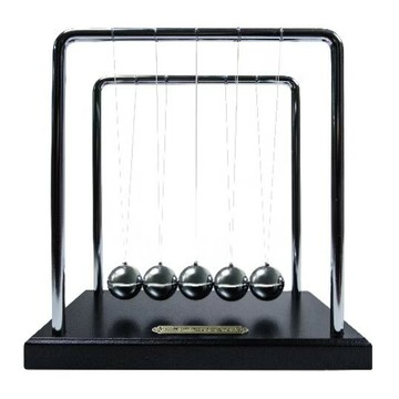 【拼圖貓】SC - 牛頓球 / 慣性原理擺動球(冷酷黑)  TWY110228