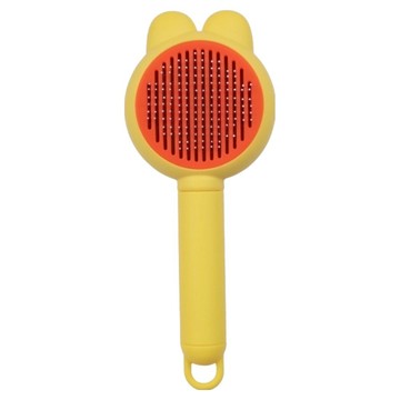 高精寵物 太陽除毛梳  黃色  1個