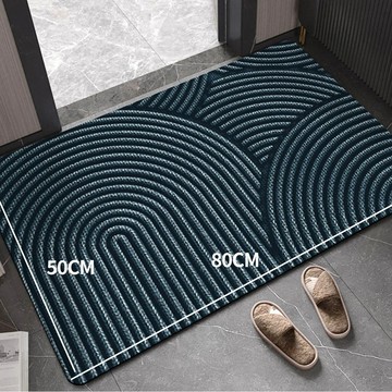 Mass 防滑進門地毯  半島深藍色  80 x 50cm