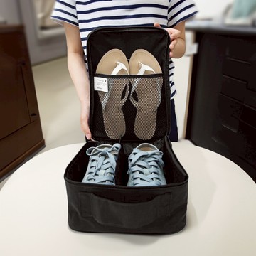 旅行鞋袋【6色可選】 收納 三雙可放 防潑水 鞋子收納 外出 旅行 鞋子收納袋
