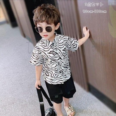 子ども服 夏服 かっこいい 男の子 セットアップ 上下セット カジュアル ファッション キッズ ボーイズ シャツ パンツ 2点セット 半袖 ブリンドル 90 130 通販 Lineポイント最大get Lineショッピング