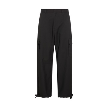 Off-white - Black Wide-leg Cargo Trousers