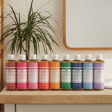 【Clean Beauty 洗沐保養小舖】Dr. Bronner's 布朗博士 18 in 1全效潔膚露 8oz/237ml