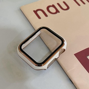 【拼色殼膜】Applewatch保護殼殼膜一體 iwatch全包殼 1-10代全系列適用