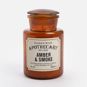 美國Paddywax 藥劑師系列 琥珀煙香 香氛蠟燭 226g