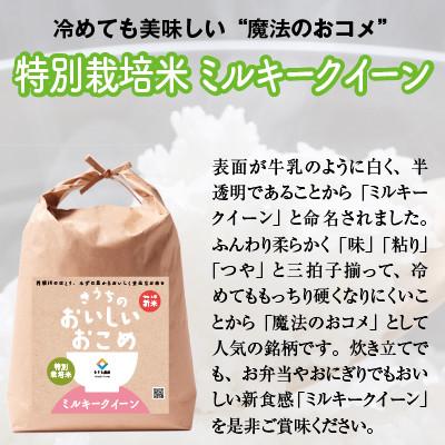 ふるさと納税 稲敷市 特別栽培米　稲敷市産ミルキークイーン20kg(5kg×4袋)