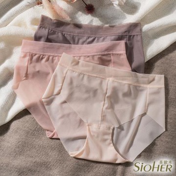 【SiOHER 熹歐禾】單件組 輕盈網紗高腰內褲(蕾絲內褲/無痕內褲/女內著/女內褲)