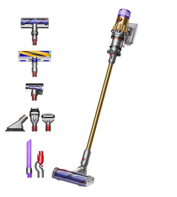 【福利品】Dyson V12 Detect Slim™ Absolute Extra 無線吸塵器 (旗艦雙主吸頭組)