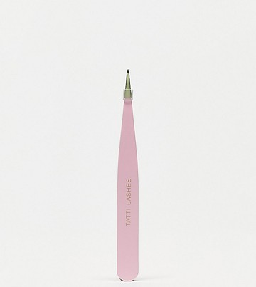 Tatti Lashes Pointed Tweezers - Pink