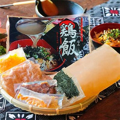 ふるさと納税 奄美市 奄美のおもてなし料理「鶏飯」こだわりの奄美島豚餃子セット