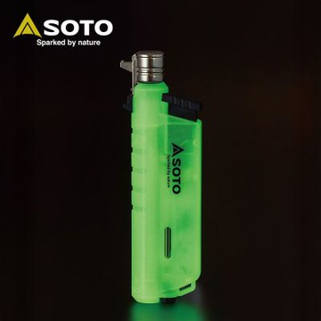 日本SOTO 夜光伸縮防風點火器 ST-487LU 填充式打火機