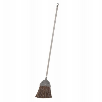 赤シダホウキ　長柄　全長１２８ｃｍ 2個セット