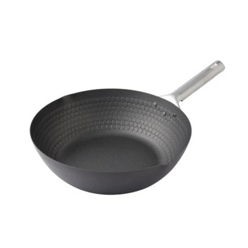 【出清品】57_Arnest eN 中華鐵炒鍋 無塗層, 77404, 28cm, 1個
