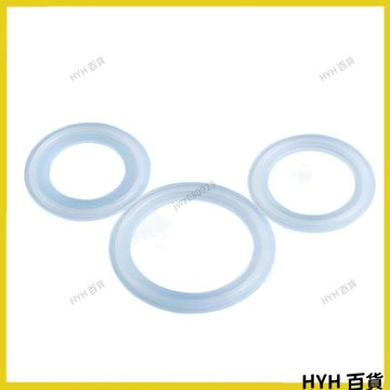 HYH【可開發票】 不銹鋼硅橡膠快裝墊片衛生級圓形密封墊圈卡盤快接墊片卡箍活接墊 66