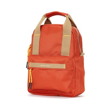 【SUPANOVA】EXPLORER探險家系列-防潑水生活休閒雙提把後背包／赭石橙