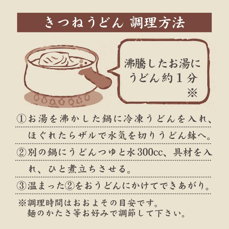 冷凍食品 きつねきしめん 創業明治十年 老舗の味