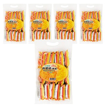 Oishi 上好佳 鮮蝦條 原味 18小包入  5袋  90g
