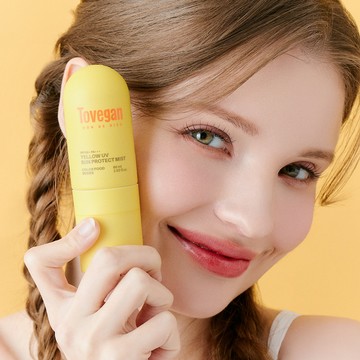 Tovegan Color Food Series Yellow UV Sun Protect Mist SPF50+ PA+++ 60ml