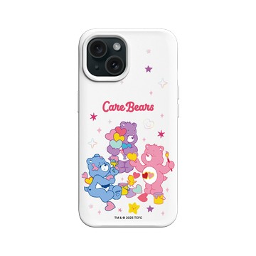 iPhone 15 SolidX 白 - Care Bears - 繪圖趣