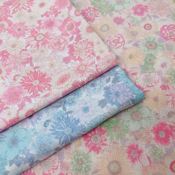 ダブルガーゼ 生地 ダリアとアネモネ 花柄 小花柄 Wガーゼ 綿100 布 手芸 生地 花 小花 はな 赤ちゃん スタイ マスク 通販 Lineポイント最大0 5 Get Lineショッピング