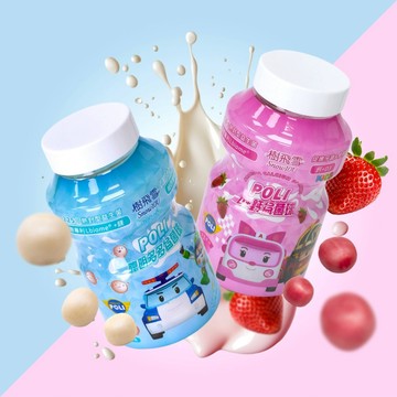 【樹飛雪】POLI 波力益菌球(乳酸菌多多/D+鈣草莓)(300g/罐)