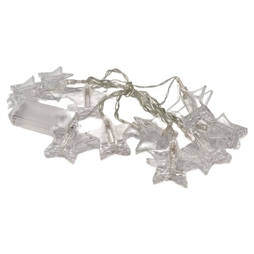 STYLE G 時代家居 繁星閃爍星型夾燈串 10燈組 LED裝飾燈  黃色  1組