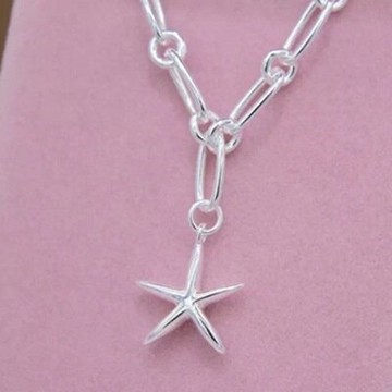 925純銀手鍊 手環-簡約創意海星設計生日情人節禮物女飾品73dp67【獨家進口】【米蘭精品】