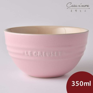 Le Creuset 韓式飯碗 餐碗 湯碗 陶瓷碗 碗公 雪紡粉 [美學生活]
