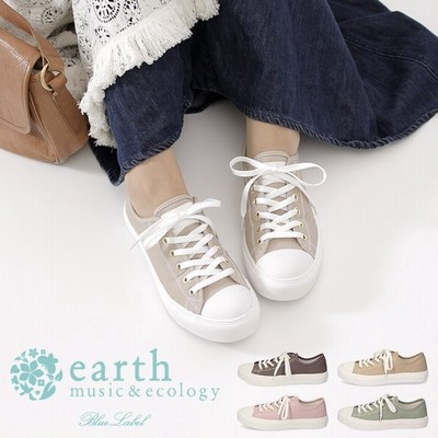 アースミュージック エコロジー ブルーレーベル 靴 2wayスニーカー Em 651 キャンバススニーカー スリッポン 軽量 3e ワイズ 通販 Lineポイント最大get Lineショッピング