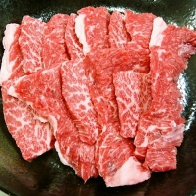 ふるさと納税 南あわじ市 淡路牛(交雑牛)　焼肉用 カルビ　500g