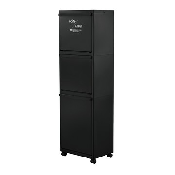 LIV PLUS BESTCO Boite 三層分類垃圾桶黑色