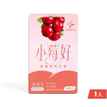【藥師健生活】小莓好蔓越莓益生菌 15包/盒  天然蔓越莓萃取 凝結芽孢乳桿菌 私密保養