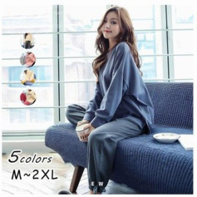 パジャマ レディース ルームウェア 秋冬 綿 セットアップ 長袖 大きいサイズ 可愛い 長ズボン ロングパンツ 韓国風 寝巻き 部屋着 寝間着 カジュアル ゆったり 国内発送