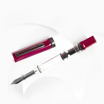 TWSBI 《ECO 系列鋼筆》李紅 & 黑鈦 Plum with Onyx