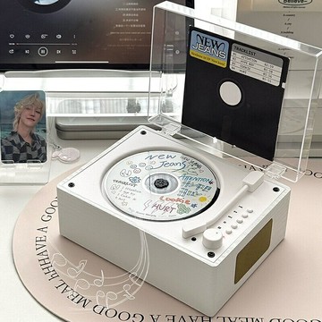 復古CD機聽專輯播放器黑膠唱片機藍牙音響光盤碟音箱KPOP生日禮物【宜家良品百貨】
